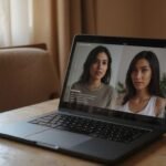 Marokkaanse vrouwen sexcontact Een gebruiker browse op een Marokkaanse datingsite op een laptop