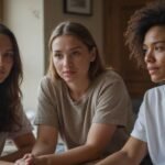 Trans Webcamsex: Gratis Live Chats met Transseksuelen en Shemales Groep transgender modellen in gesprek tijdens een webcam sessie