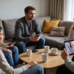 Kinky dating Nederland: Vind gelijkgestemden voor jouw stoutste fantasieën Groep volwassenen converseert en deelt datingprofielen in een gezellige woonkamer