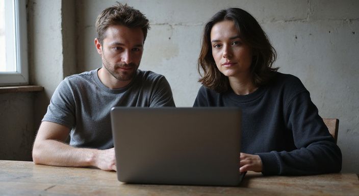 Twee vrienden verdiept in een gesprek over kinky dating Nederland.